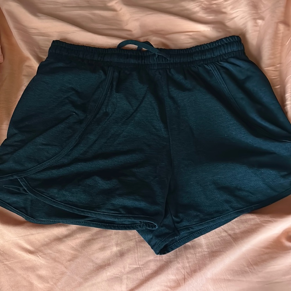 Black thick athletic shorts